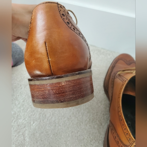 Cole Haan oxford Nike Air brown leather shoes - Picture 7 of 13